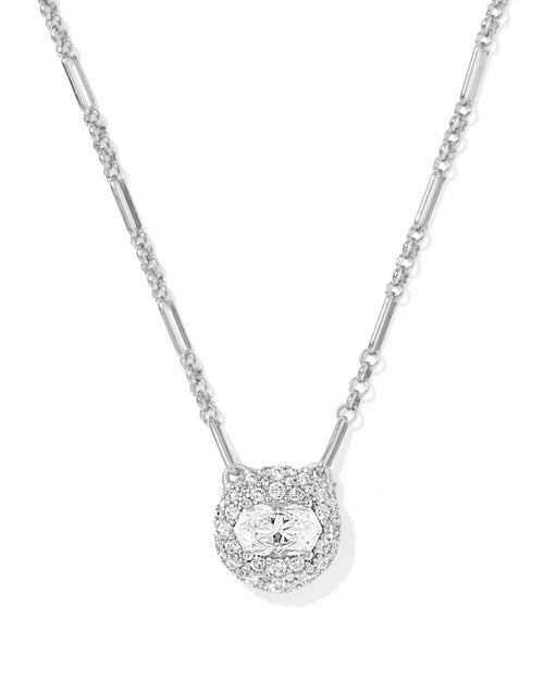 Bella Silver Short Pendant Necklace