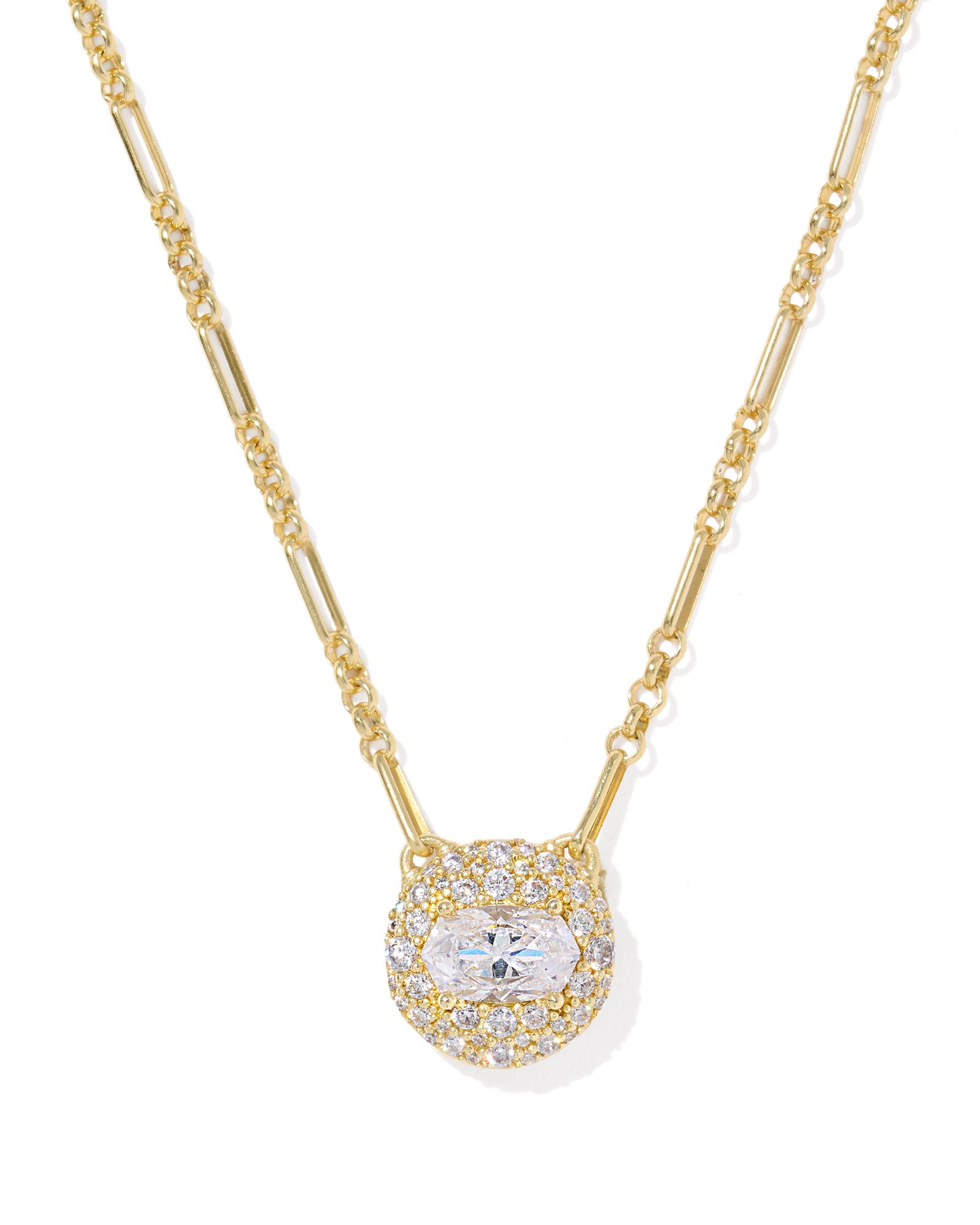 Bella Gold Short Pendant Necklace