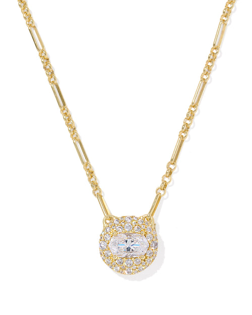 Bella Gold Short Pendant Necklace