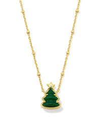 Holiday Tree Short Pendant Necklace