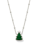 Holiday Tree Short Pendant Necklace
