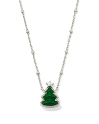 Holiday Tree Short Pendant Necklace