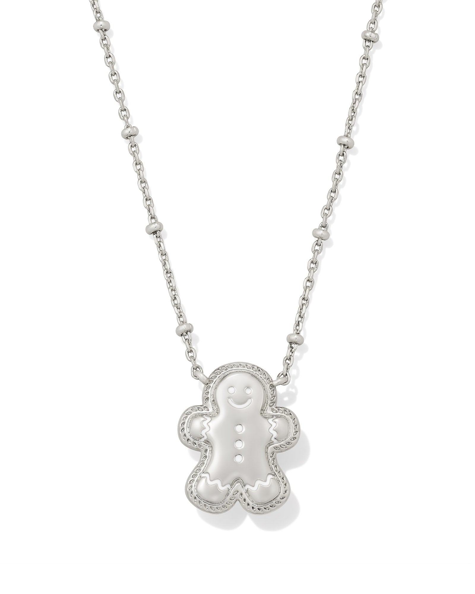 Gingerbread Short Pendant Necklace