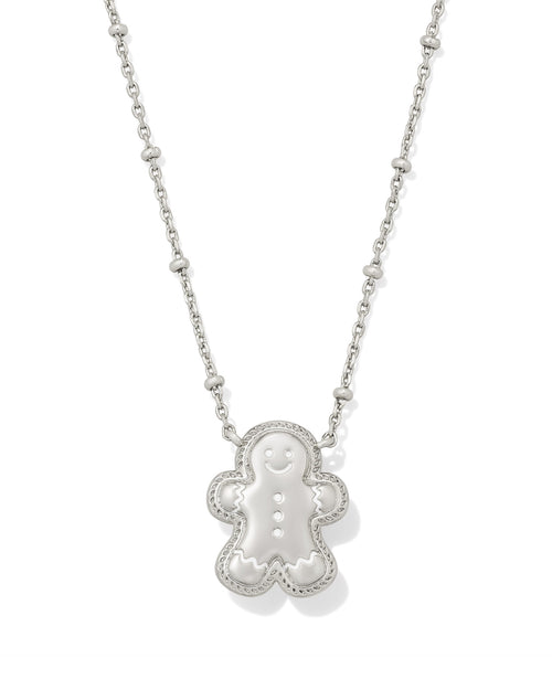 Gingerbread Short Pendant Necklace