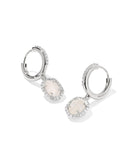 Daphne Crystal Frame Huggie Earring