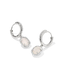 Daphne Crystal Frame Huggie Earring
