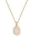 Daphne Crystal Frame Short Pendant Necklace