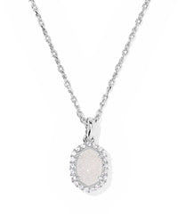 Daphne Crystal Frame Short Pendant Necklace