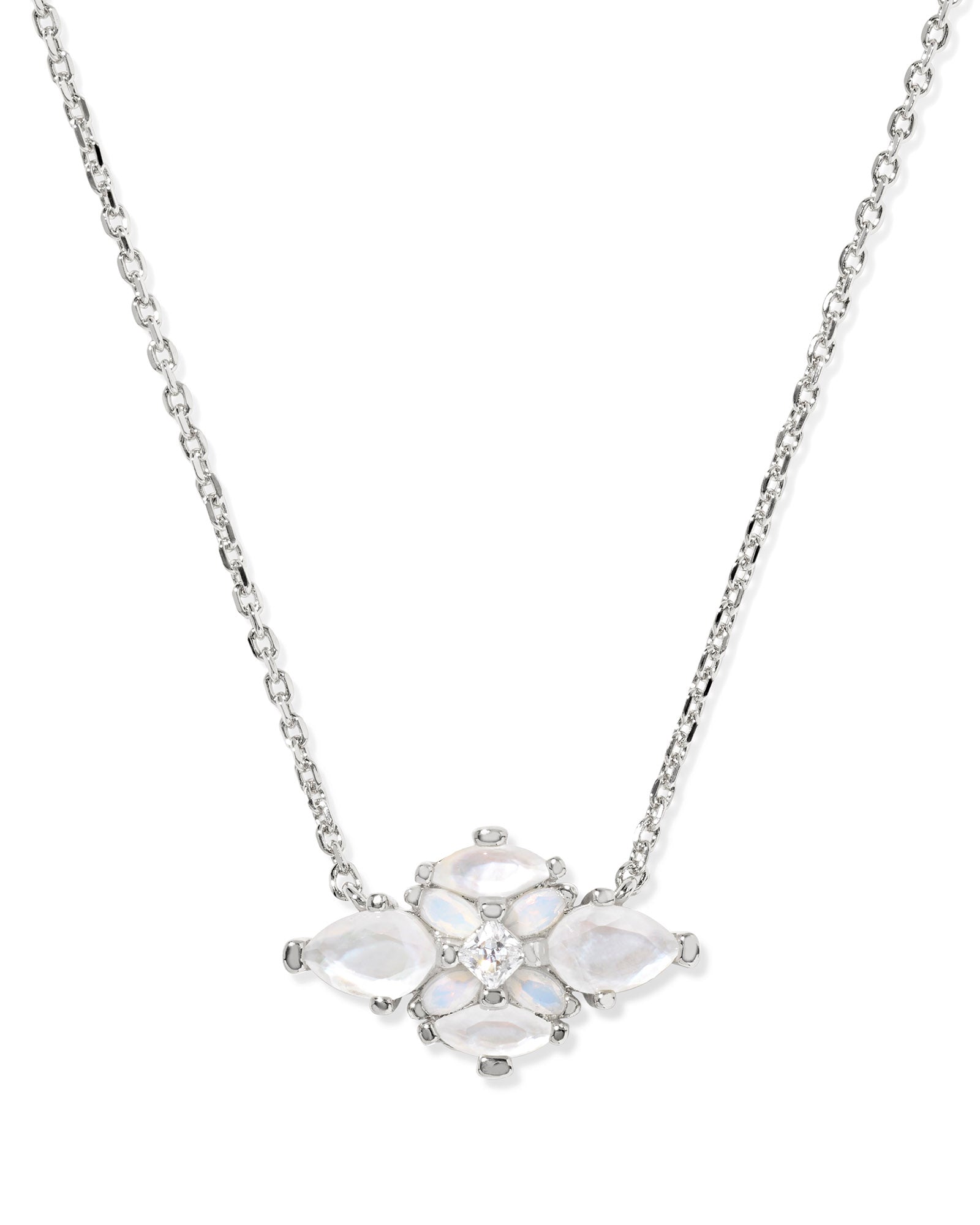 Abbie Crystal Short Pendant Necklace