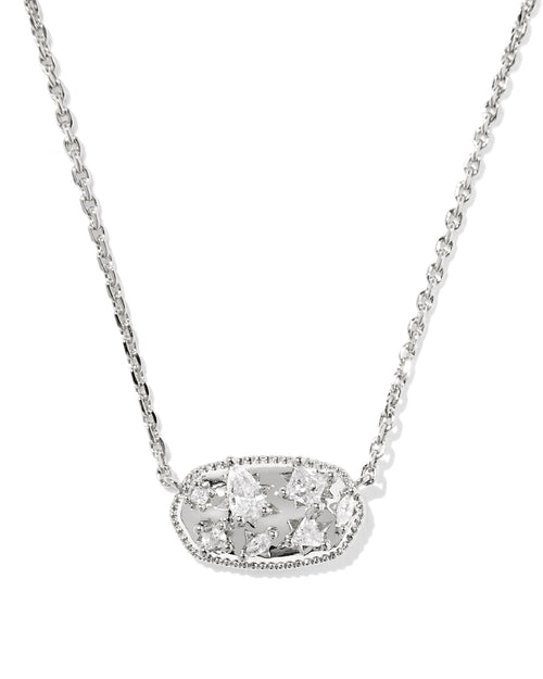 Holland Crystal Short Pendant Necklace.