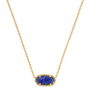 Elisa Gold Necklace ndigo Kyocera Opal