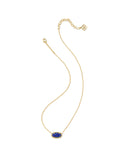 Elisa Gold Necklace ndigo Kyocera Opal