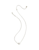 Tatum Silver Neutral Mix Short Pendant Necklace