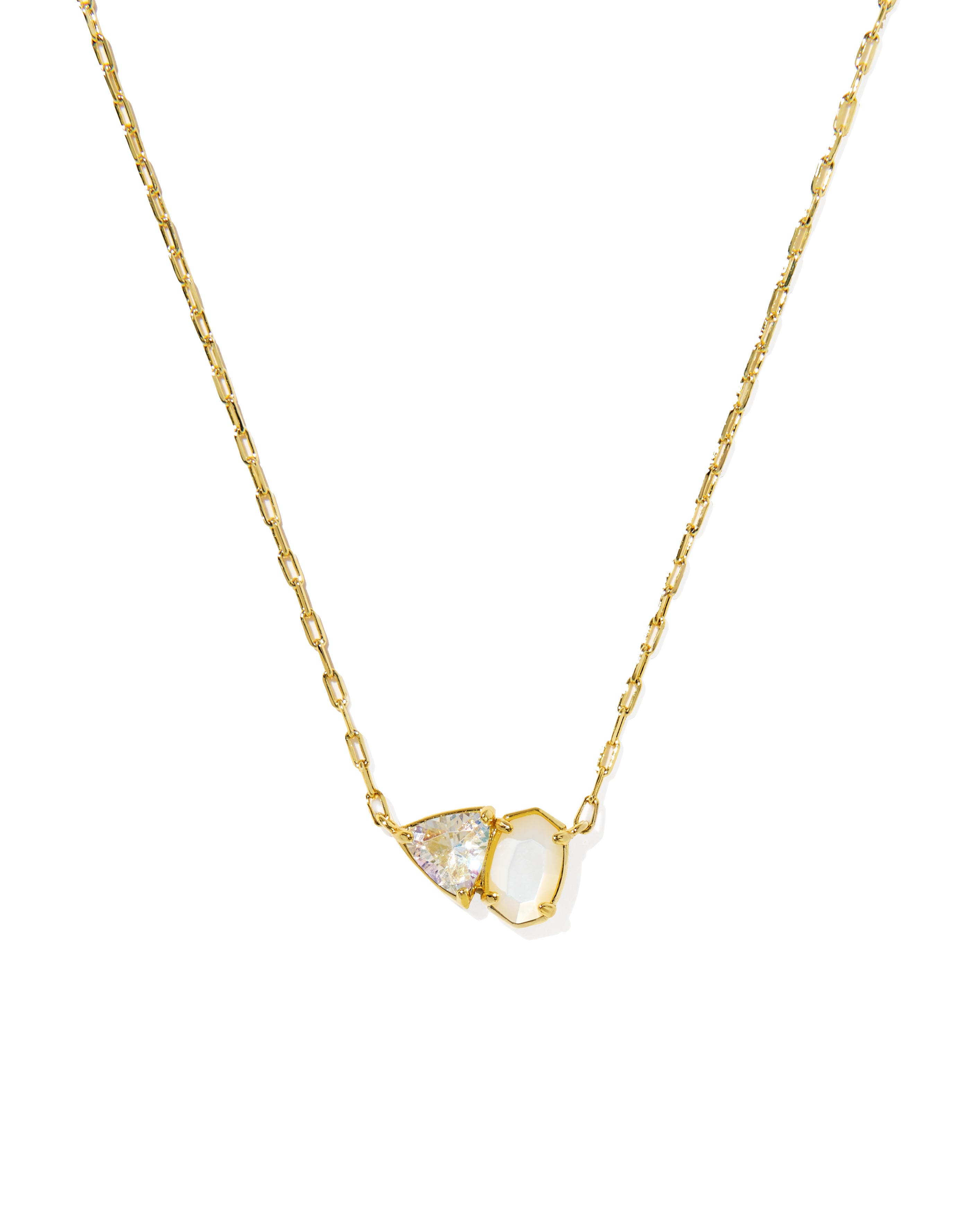 Tatum Gold Short Pendant Necklace