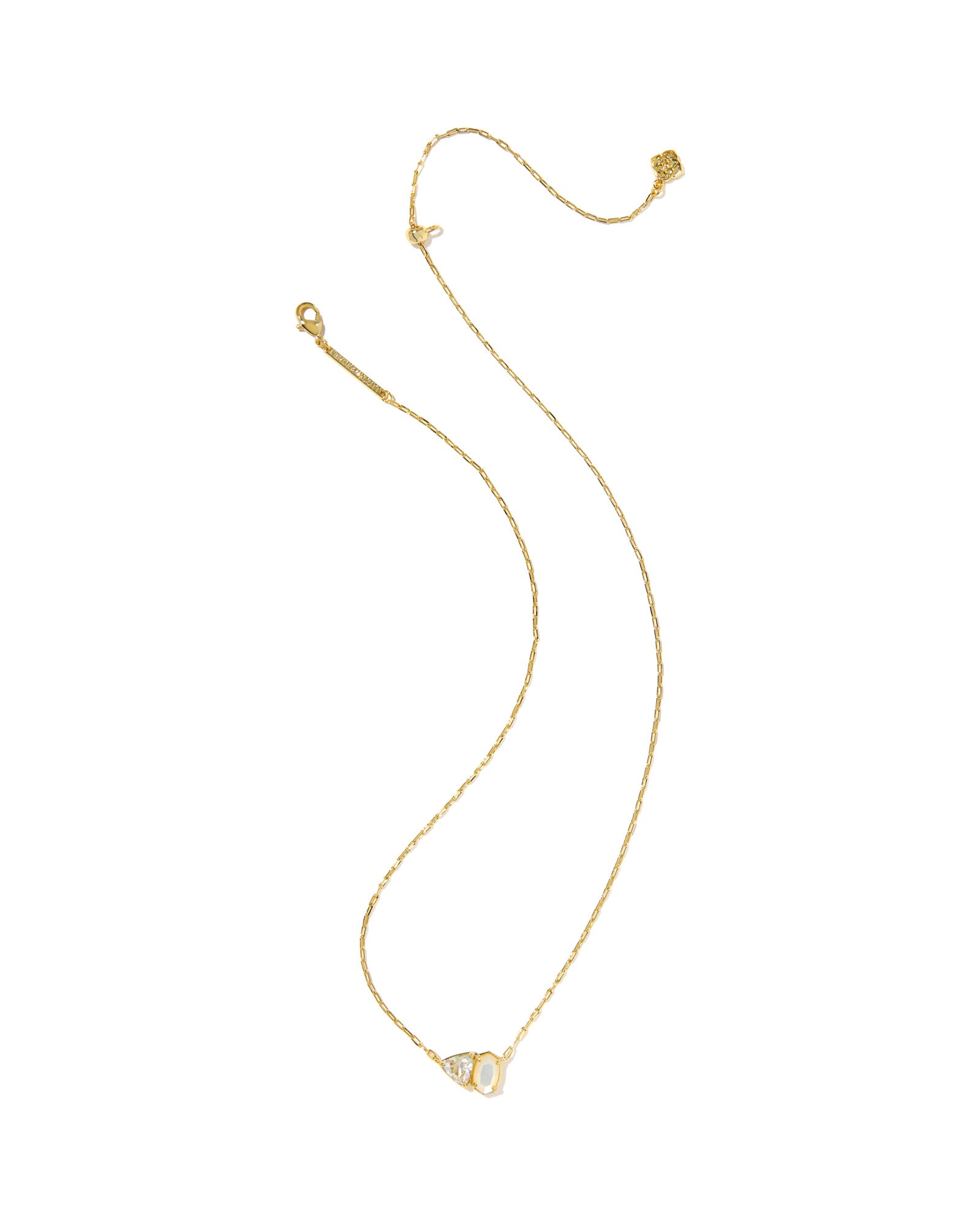 Tatum Gold Short Pendant Necklace