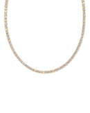 Renee Gold Tennis Necklace