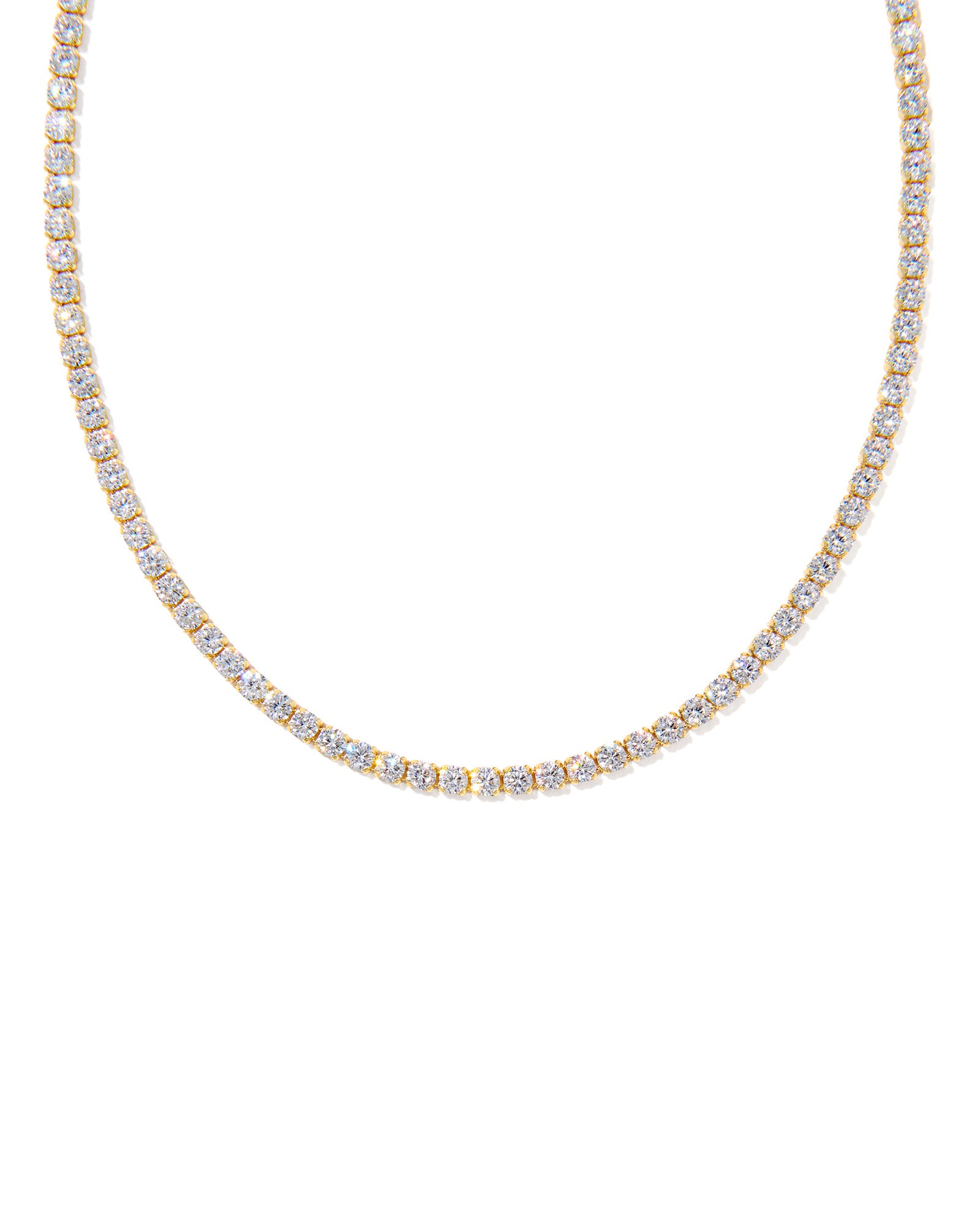 Renee Gold Tennis Necklace