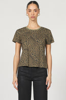 Dear John Unity Tee Vetiver Leopard