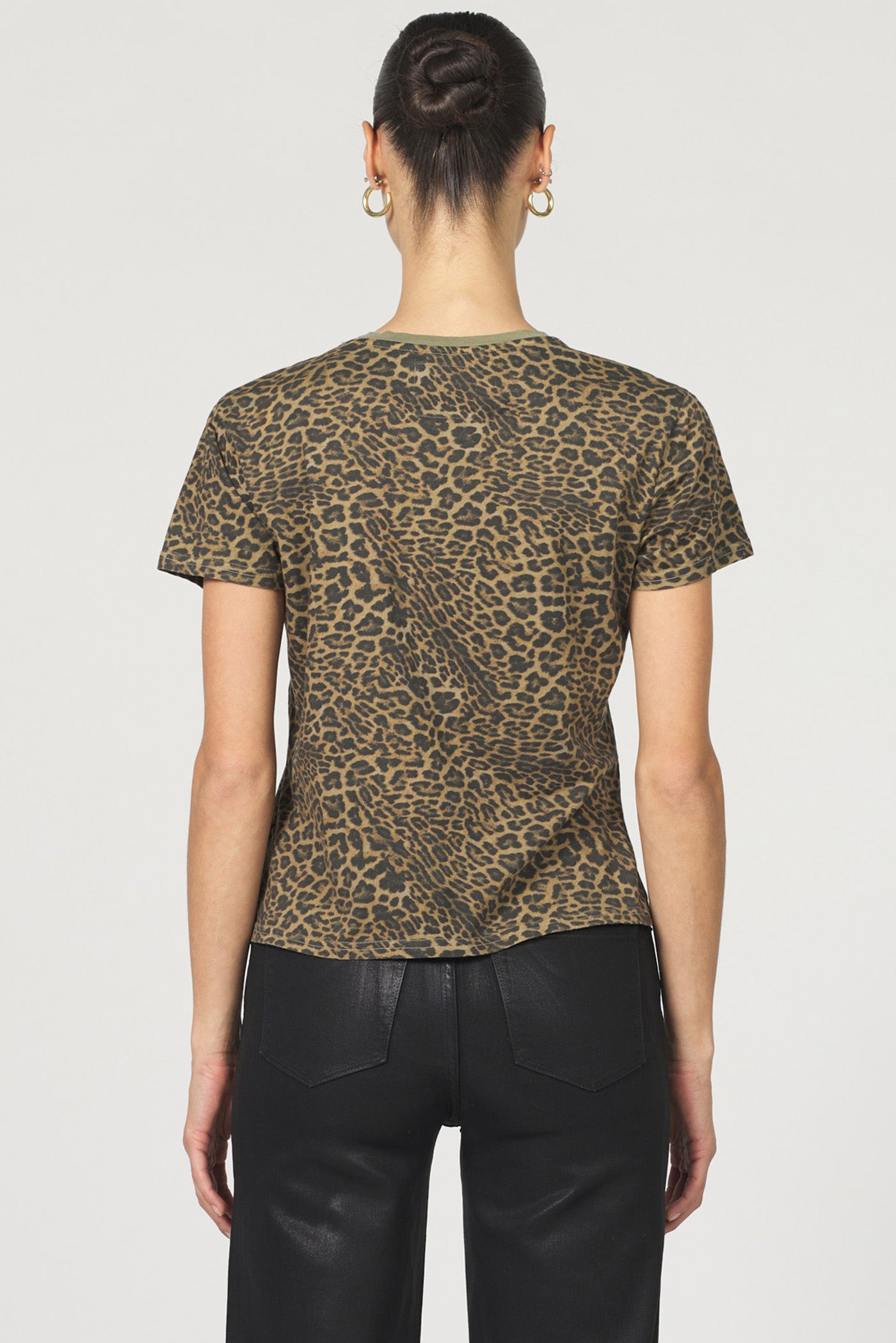 Dear John Unity Tee Vetiver Leopard