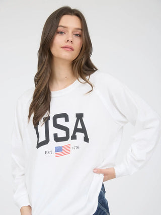 USA Long Sleeve Tee - Sugar Co.