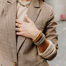 Veronica Bracelet 15 mm: Gold - Sugar Co.