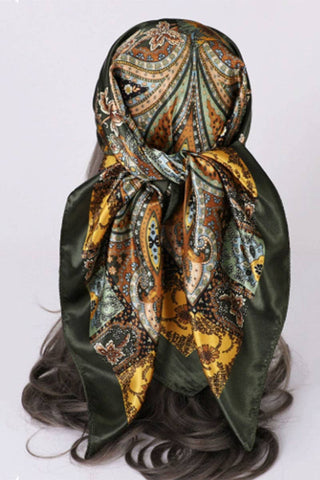 Vintage Paisley Fashion Scarf: BLACK / One Size - Sugar Co.