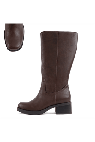 Walk This Way Brown Boots - Sugar Co.