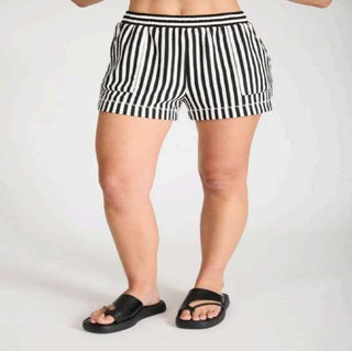 Weekend Ease Striped Shorts - Sugar Co.