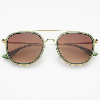 Weston Acetate Round Unisex Sunglasses : Emerald - Sugar Co.