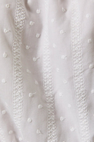 White Whisper Tiered Romper - Sugar Co.