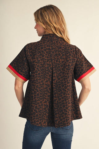 Wild About You Leopard Top - Sugar Co.