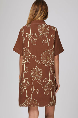 Wildflower Weekend | Embroidered Mini Dress - Sugar Co.