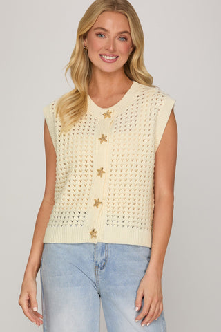 You're a Star Sweater Vest - Sugar Co.
