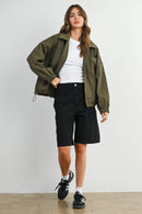 Ziggy Barn Jacket Olive - Sugar Co.